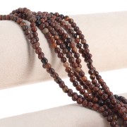Round beads 4 mm gemstone - Tiger eye x40cm