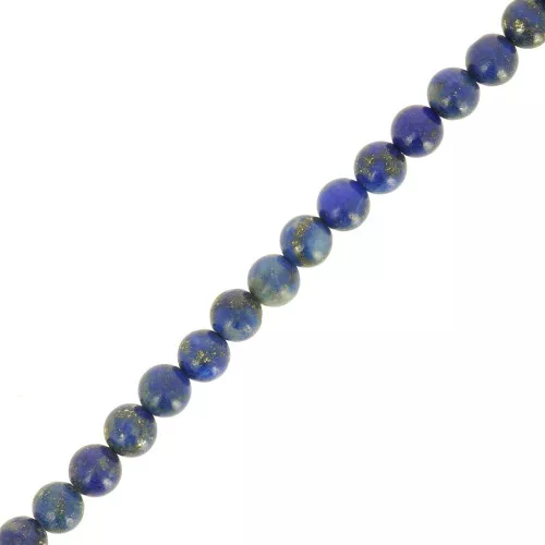 Round beads 4 mm gemstone - Lapis lazuli x38cm