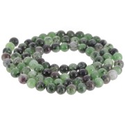 Round beads 4.5 mm gemstone - Ruby Zoisite x38cm|raw }}