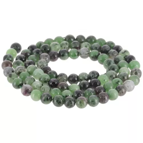 Round beads 4.5 mm gemstone - Ruby Zoisite x38cm
