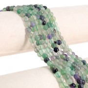 Round beads 6 mm gemstone - Fluorite x38cm