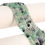 Round beads 6 mm gemstone - Fluorite x38cm