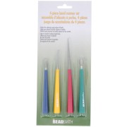 Set of 4 manual bead reamers - diamond tips - Beadsmith x1