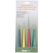 Set of 4 manual bead reamers - diamond tips - Beadsmith x1