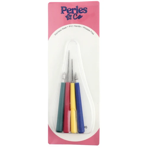 Set of 4 manual bead reamers - diamond-tipped x1