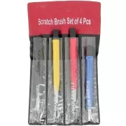 Set of 4 Scratch Brush - Beadsmith scratch pens x1