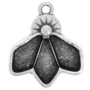 19x17mm Cymbal - Charm for Kite beads - Dentro - Antique Silver Tone x1|raw }}