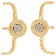 30x18mm Cymbal Magnetic clasp for Delica 11/0 beads - Souda III Fine Gold x1
