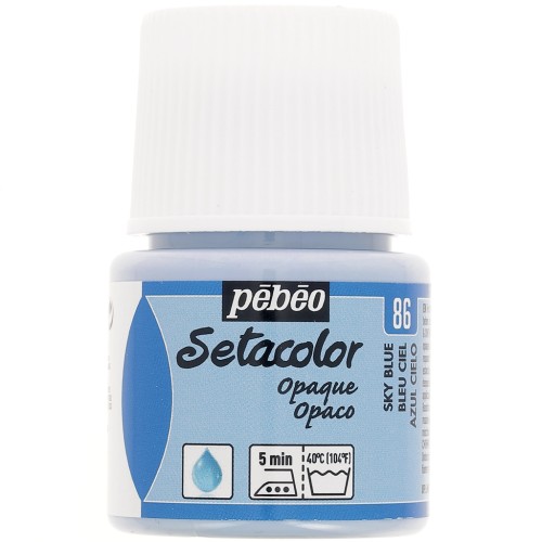 Setacolor Opaque Paint - Sky Blue (n°86) x45ml