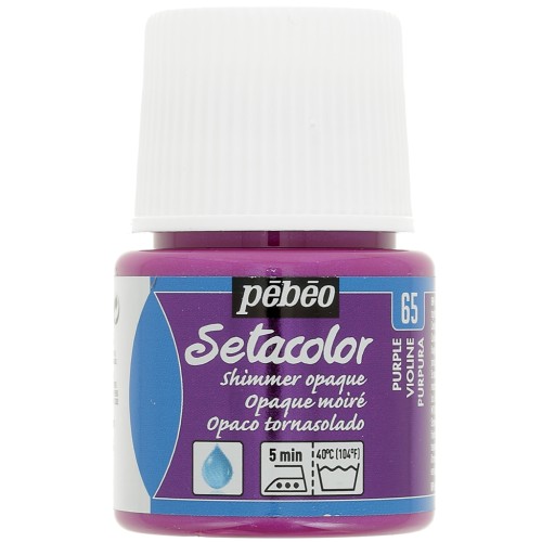 Setacolor Opaque Paint - Shimmer Violine (n°65) x45ml