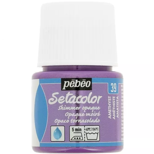 Setacolor Opaque Paint - Shimmer Amethyst (n°39) x45ml