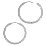 22mm 304 Stainless Steel round leverback earrings shapes to decorate x2