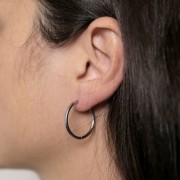 24mm 304L Stainless Steel round leverback earrings shapes to decorate x2