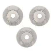 6mm 316 stainless steel stopper bead with 2mm hole x1