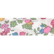 Liberty Organic fabric bias - Nancy Ann - Fraise x1m|raw }}