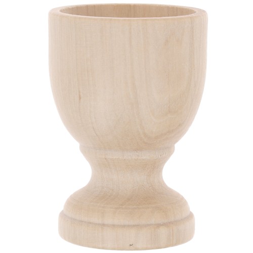 69x47mm Wooden Egg cup to decorate - by Puca® x1