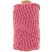 2mm Cotton macramé cord spool - Antique Pink x100m|raw }}