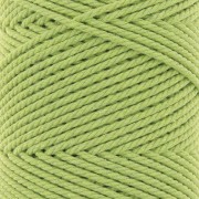 2mm Cotton macramé cord spool - Mint green x100m