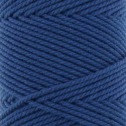 2mm Cotton macramé cord spool - Navy Blue x100m
