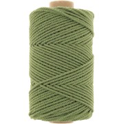 2mm Cotton macramé cord spool - Eucalyptus green x100m|raw }}