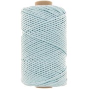 2mm Cotton macramé cord spool - Celeste x100m|raw }}