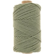2mm Cotton macramé cord spool - Avocado green x100m|raw }}