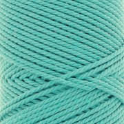 2mm Cotton macramé cord spool - Emerald x100m