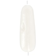 25x8 mm shell drop beads - Natural x2