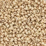Miyuki Duracoat 11/0 Seed beads 5101 - Galvanized Pale Gold x 100 g
