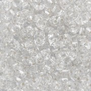 2.5x5mm SuperDuo - Crystal Silver Lined x10g|raw }}