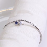 58.5x2mm 304L stainless steel Half-jonc spacer for bracelet x1