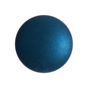 18mm Round glass cabochon by Puca® - Chatoyant Teal Blue x1