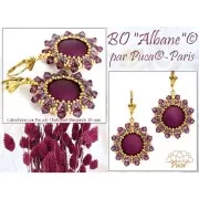 18mm Round glass cabochon by Puca® - Chatoyant Light Gold x1