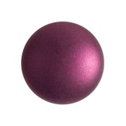 18mm Round glass cabochon by Puca® - Chatoyant Burgundy x1