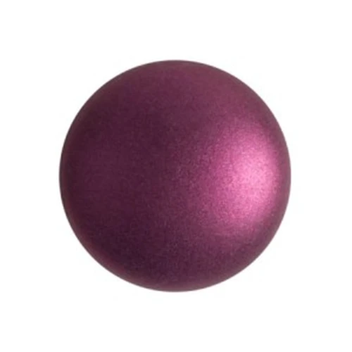 18mm Round glass cabochon by Puca® - Chatoyant Burgundy x1