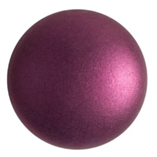 25mm Round glass cabochon by Puca® - Chatoyant Burgundy x1
