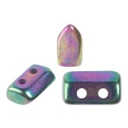 2x5mm Piros® Glass beads by Puca® - Red Iris x10g|raw }}