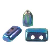 2x5mm Piros® Glass beads by Puca® - Blue Iris x10g|raw }}