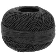 Cotton yarn Lizbeth size 20 - Charcoal n°606 x192m