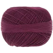 Cotton yarn Lizbeth size 20 - Burgundy n°672 x192m