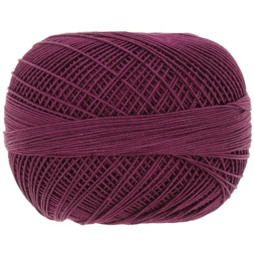 Cotton yarn Lizbeth size 20 - Burgundy n°672 x192m