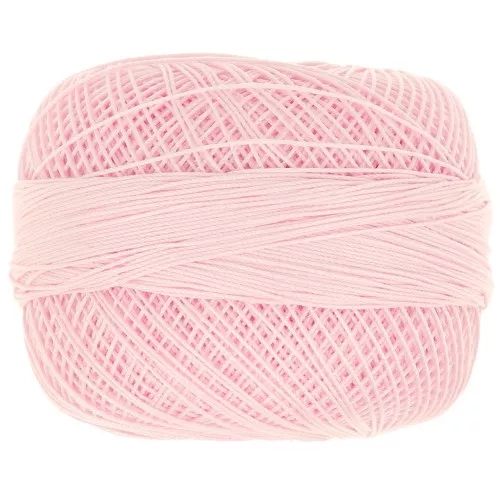 Cotton yarn Lizbeth size 20 - Baby Pink n°619 x192m