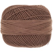 Cotton yarn Lizbeth size 20 - Fudge Medium n°698 x192m|raw }}