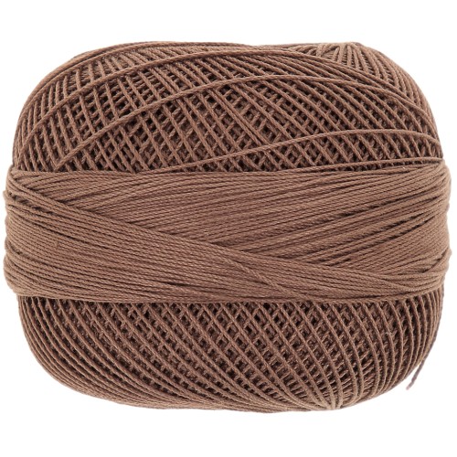 Cotton yarn Lizbeth size 20 - Fudge Medium n°698 x192m