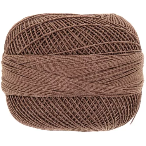 Cotton yarn Lizbeth size 20 - Fudge Medium n°698 x192m