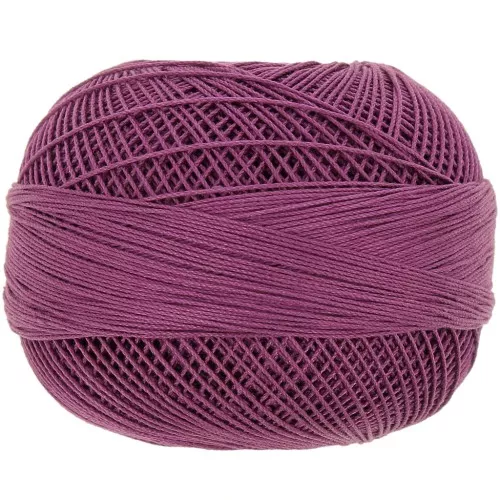 Cotton yarn Lizbeth size 20 - Dark Country Grape n°682 x192m
