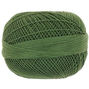 Cotton yarn Lizbeth size 20 - Dark Leaf Green n°676 x192m