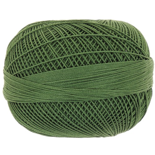 Cotton yarn Lizbeth size 20 - Dark Leaf Green n°676 x192m