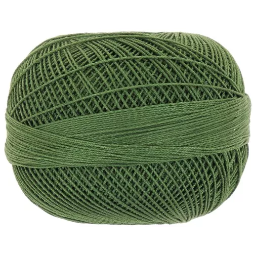 Cotton yarn Lizbeth size 20 - Dark Leaf Green n°676 x192m