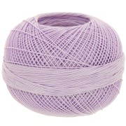 Cotton yarn Lizbeth size 20 - Light Purple Iris n°646 x192m|raw }}